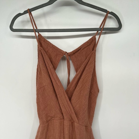 AYA Sacred Wear Open Back Elegant Dress Women's XS-M Dusty Pink Boho Bridesmaid - Picture 5 of 11